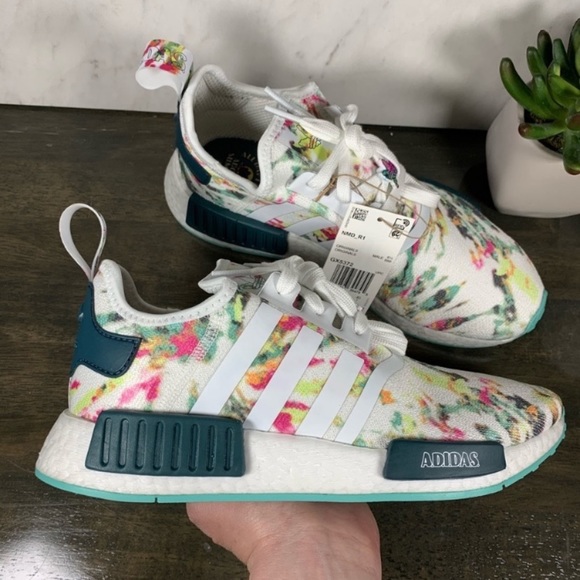 adidas NMD R1 Tie Dye Acid Mint - Picture 9 of 10